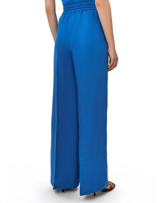 Брюки женские на резинке ярко-синие от byME 