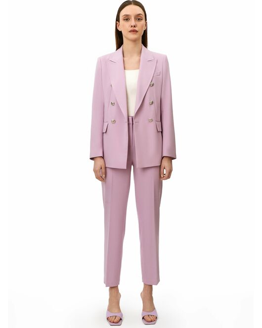 Брюки женские зауженные светло-розовые от ByME 