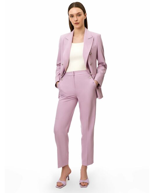 Брюки женские зауженные светло-розовые от ByME 