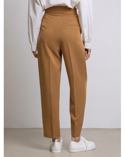 Брюки женские с двойным ремешком тоффи от byME 