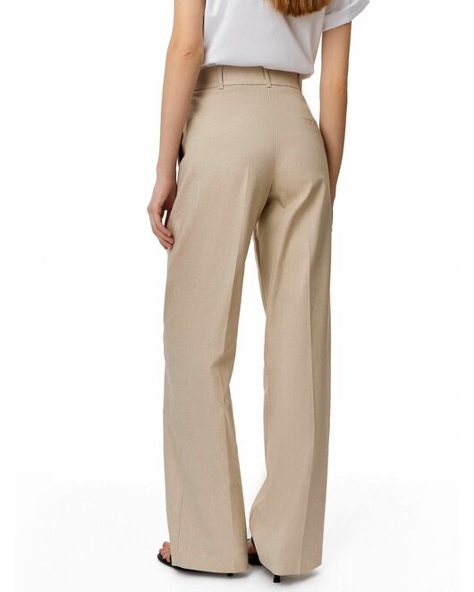 Брюки женские прямые бежевые от byME 