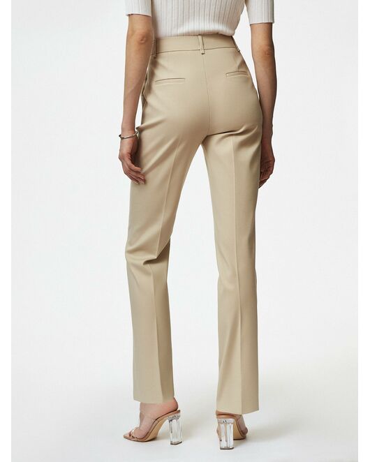 Брюки женские прямые бежевые CA-31545225M1-001 от byME 