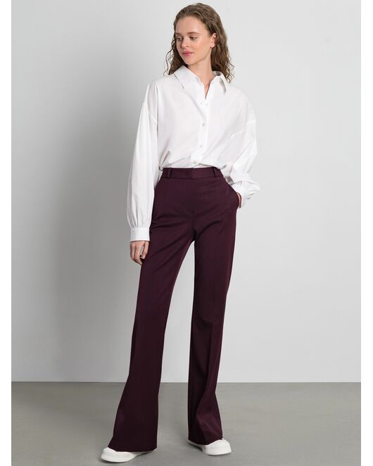 Брюки женские классические цвет марсала от byME 