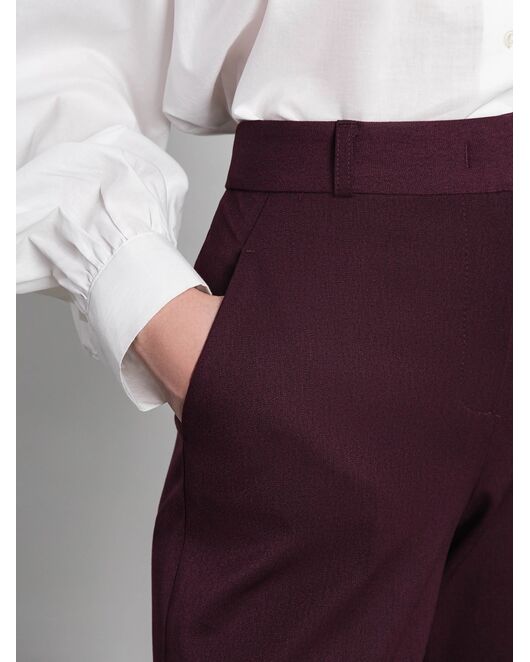 Брюки женские классические цвет марсала от byME 