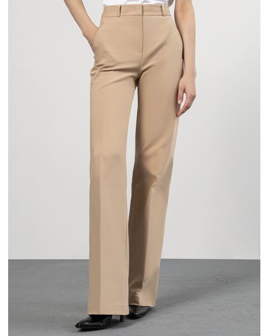 Женские брюки клеш кофейные от byME 