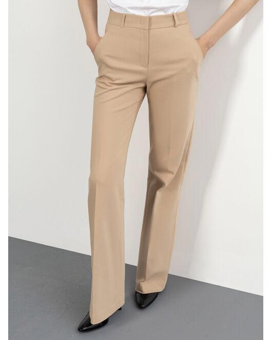 Женские брюки клеш кофейные от byME 