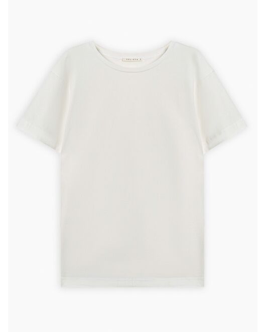 Хлопковая футболка женская белая от byME 