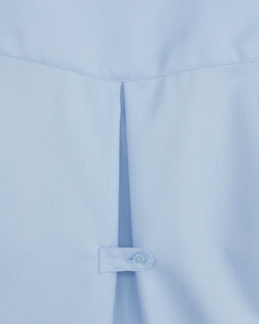 Женская рубашка в оверсайз силуэте с карманами голубая - 8401 от byME 