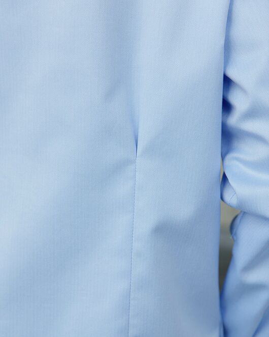 Женская рубашка с  пуговицами на боках голубая - 8408 от byME 