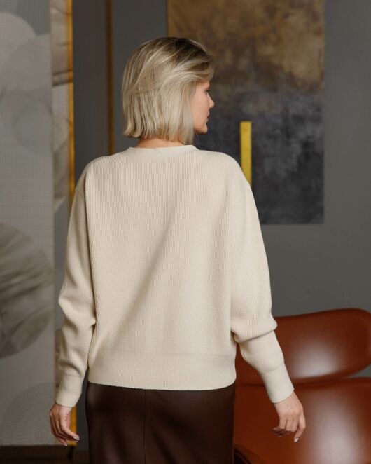 Кардиган из трикотажа бежевый от byME 