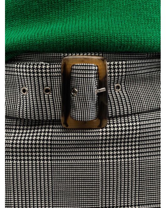 Юбка женская в клетку чёрно-белая от byME 