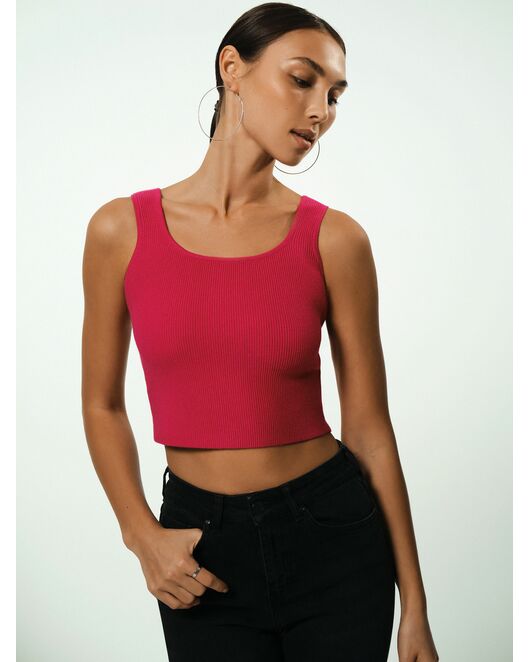 Укороченный трикотажный топ от ByME 