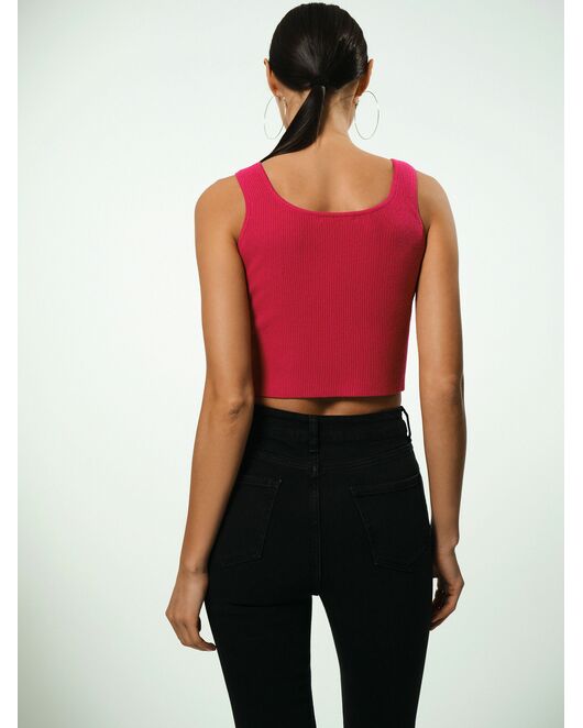 Укороченный трикотажный топ от ByME 