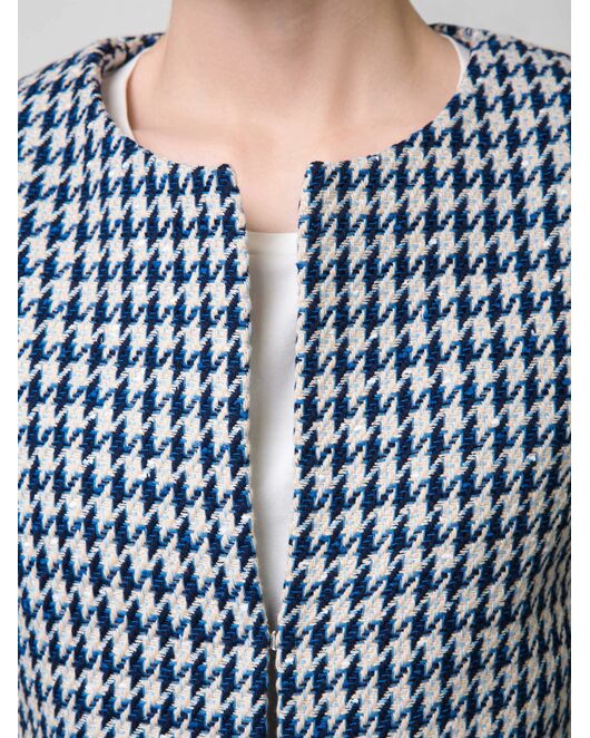 Твидовый жакет без воротника от byME 