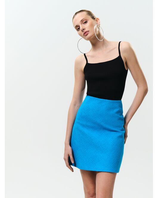 Юбка-мини на молнии от byME 