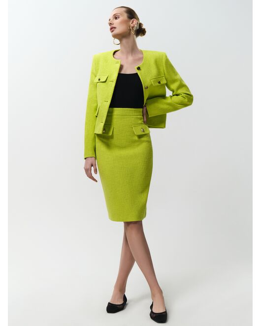 Юбка-карандаш из твида от byME 