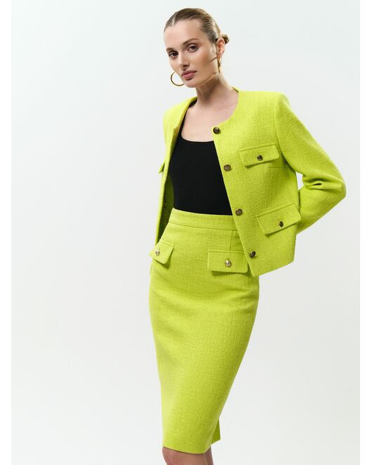 Юбка-карандаш из твида от byME 