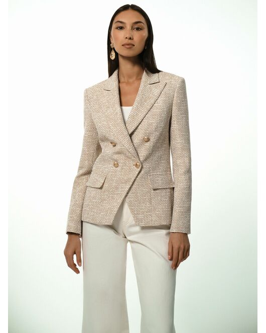 Приталенный жакет из твида от byME 