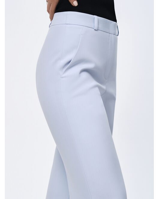 Брюки женские клёш голубые от byME 