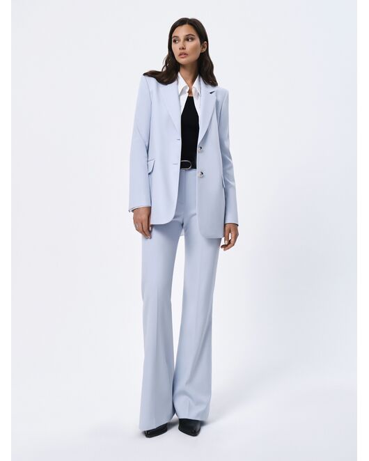 Брюки женские клёш голубые от byME 