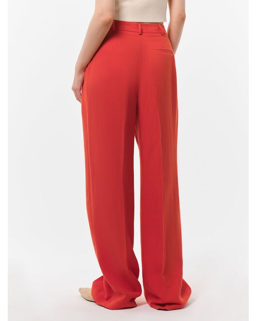 Брюки из смесового льна от byME 