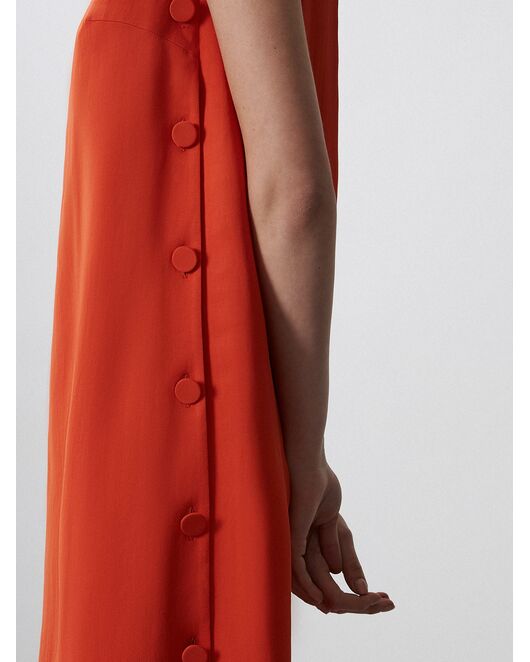 Прямое платье без рукавов от  