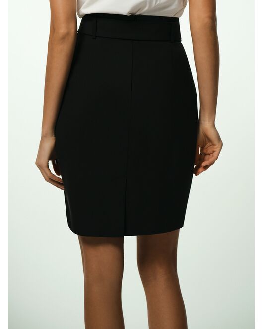 Зауженная юбка с поясом от byME 