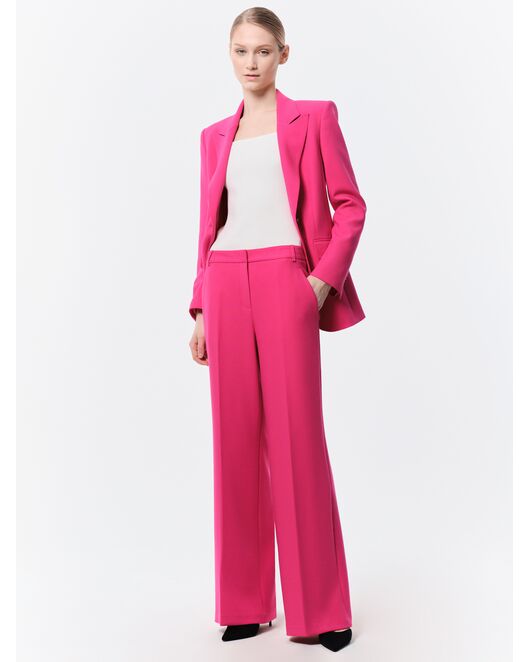 Широкие брюки из костюмной ткани от byME 