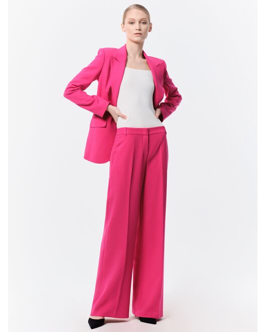 Широкие брюки из костюмной ткани от byME 