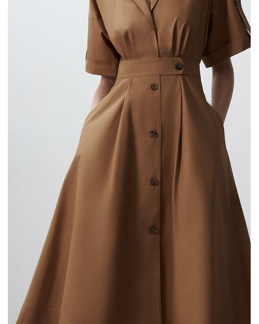 Платье-сафари из хлопка от byME 