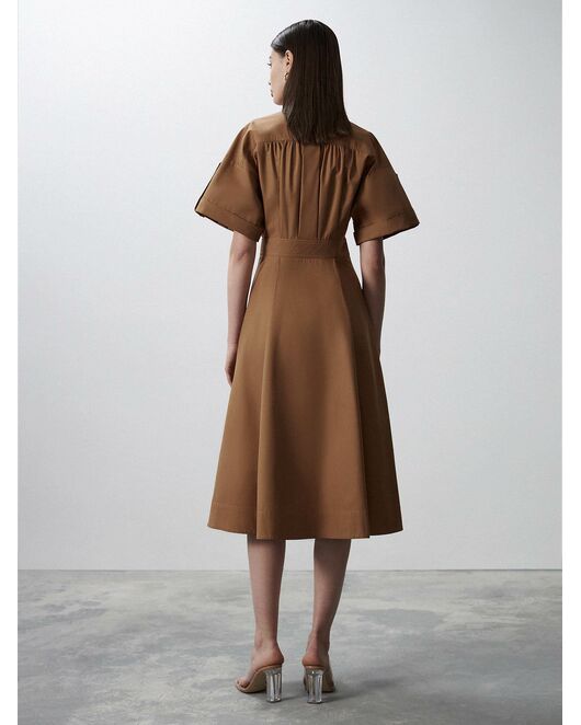 Платье-сафари из хлопка от byME 