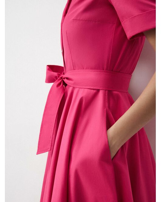 Платье-миди из хлопка от byME 