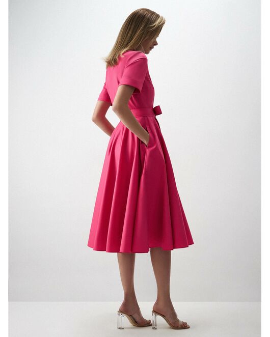 Платье-миди из хлопка от byME 