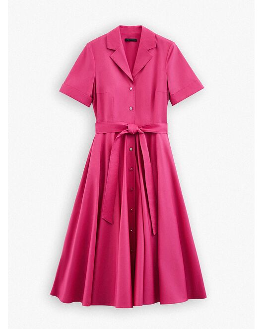 Платье-миди из хлопка от byME 