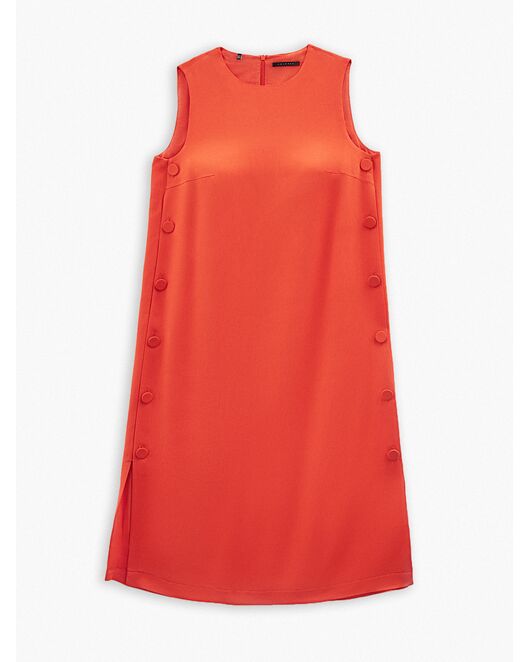 Прямое платье без рукавов от  