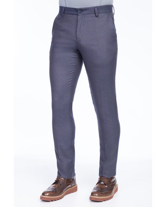 Брюки мужские хлопковые № 017-21-05 Синий 05 от Bawer 