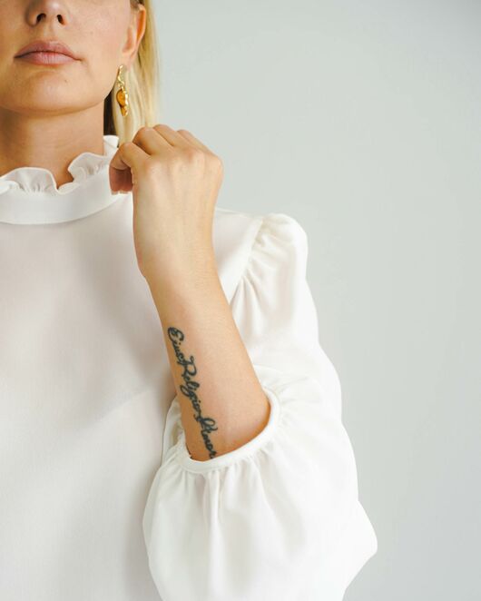 Женская блуза из натурального шёлка - 8561 от ByME 