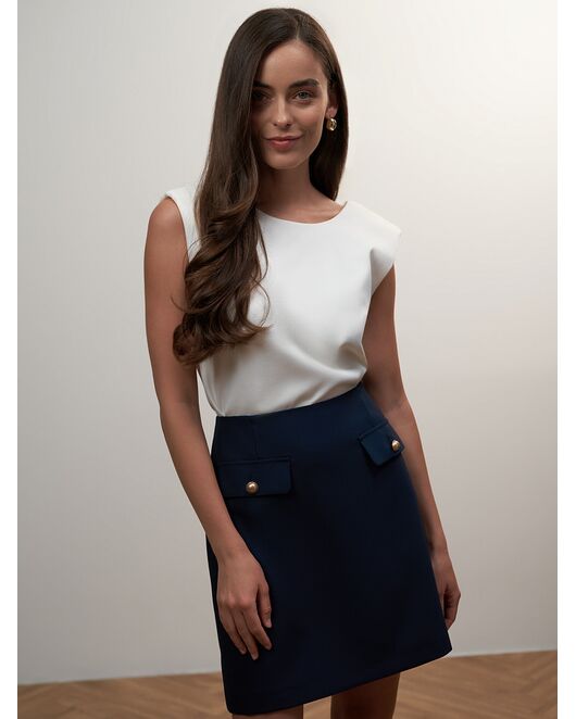 Юбка женская темно-синий от byME 