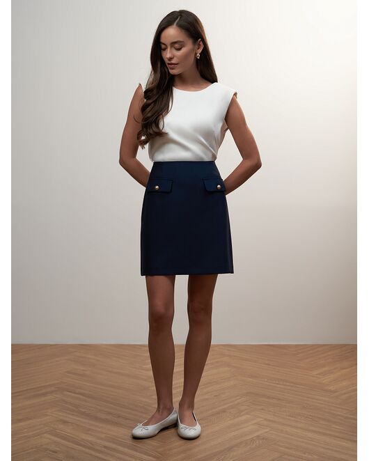 Юбка женская темно-синий от byME 