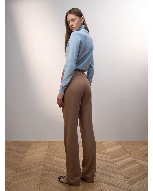 Прямые брюки с высокой посадкой от Calista  Прямые брюки с высокой посадкой от Calista