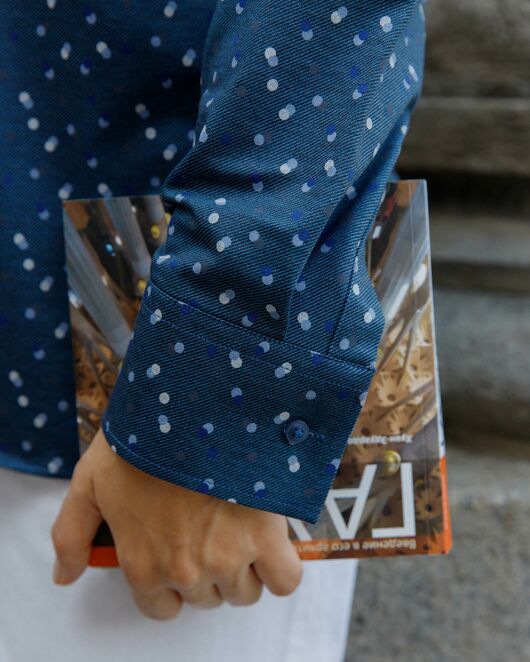 Женская рубашка в оверсайз силуэте - 8183 от byME 