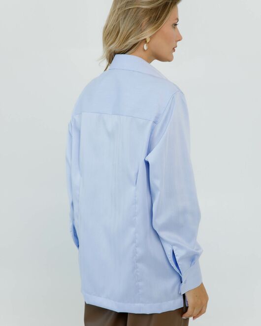 Женская рубашка с универсальным манжетом с обработкой non-iron  - 8667 от byME 