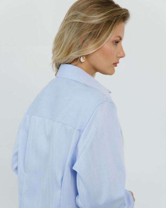 Женская рубашка с универсальным манжетом с обработкой non-iron  - 8667 от byME 