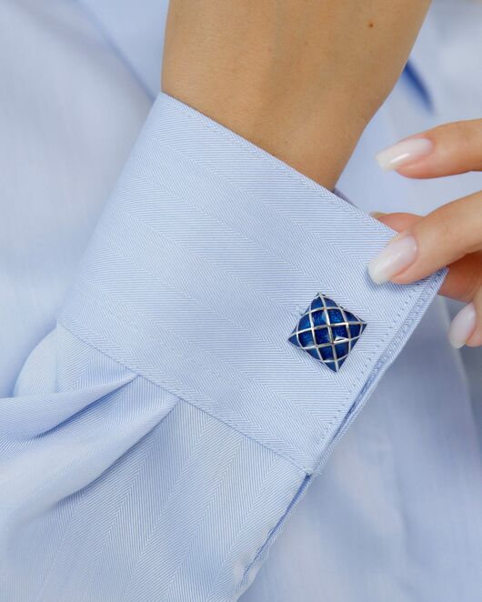 Женская рубашка с универсальным манжетом с обработкой non-iron  - 8667 от byME 