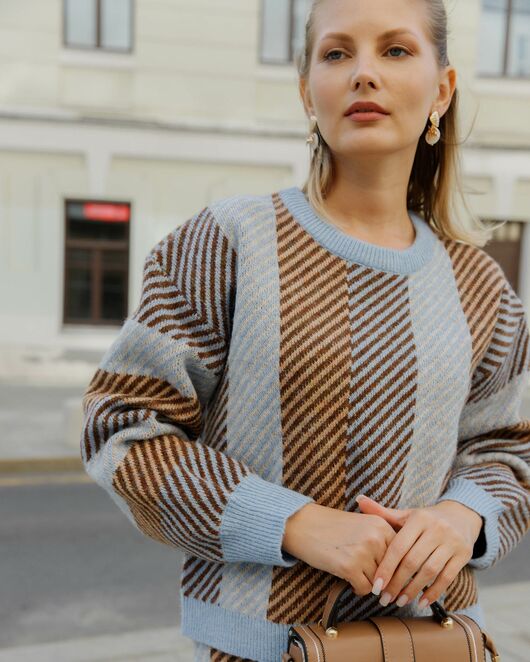 SUI1JBS Джемпер в полоску от byME  SUI1JBS Джемпер в полоску от byME