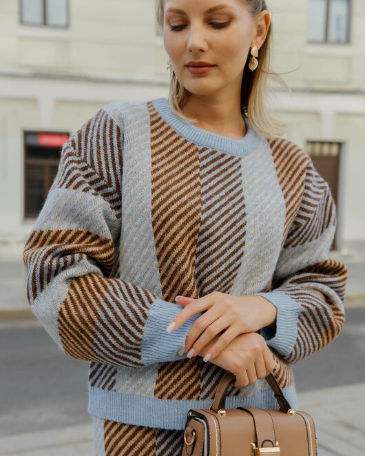 SUI1JBS Джемпер в полоску от byME  SUI1JBS Джемпер в полоску от byME