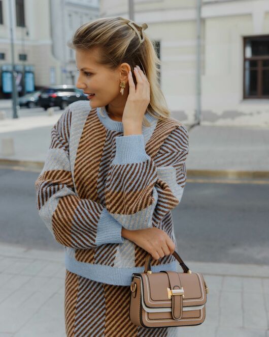 SUI1JBS Джемпер в полоску от byME  SUI1JBS Джемпер в полоску от byME