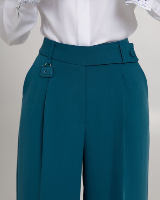 Женские брюки изумрудный 02271-1 от ByME 