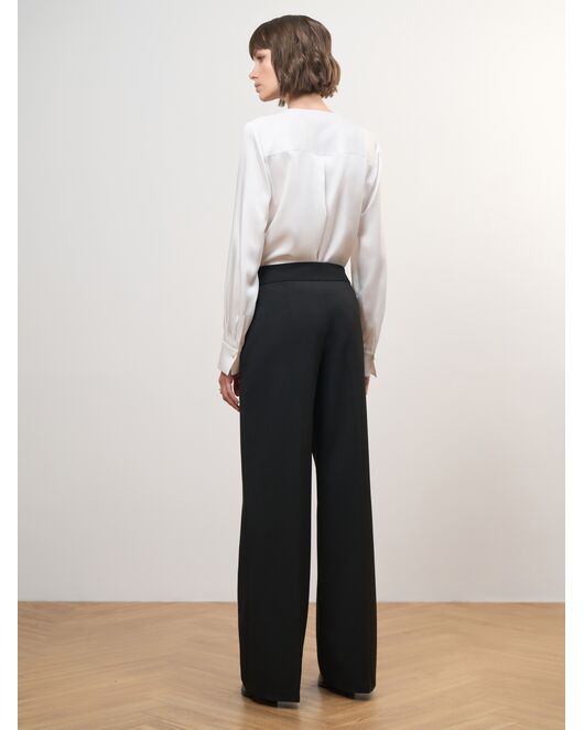 Брюки женские прямого кроя черные от Calista 