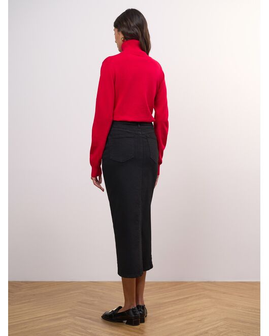 Юбка женская черная - 4-30306_60066 от Calista 